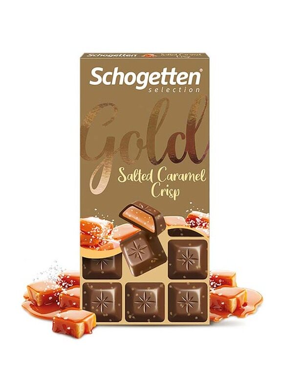 

Schogetten Gold Salted Caramel Crisp Chocolate, 100g