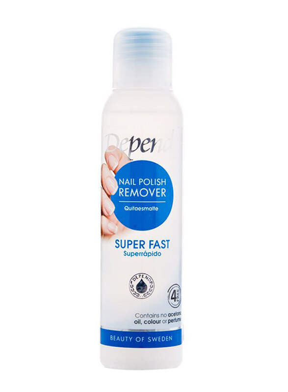 

Depend Super Fast Nail Polish Remover, 100ml, Blue