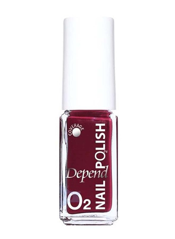 Depend O2 Nail Polish Modern Legacy, Rose Red, Red