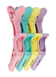 Cala Croc Hair Clip Pastel Tones, 4 Pieces, Multicolour