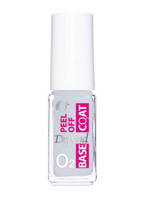 Depend O2 Peel Off Base Coat, Art.400, Grey