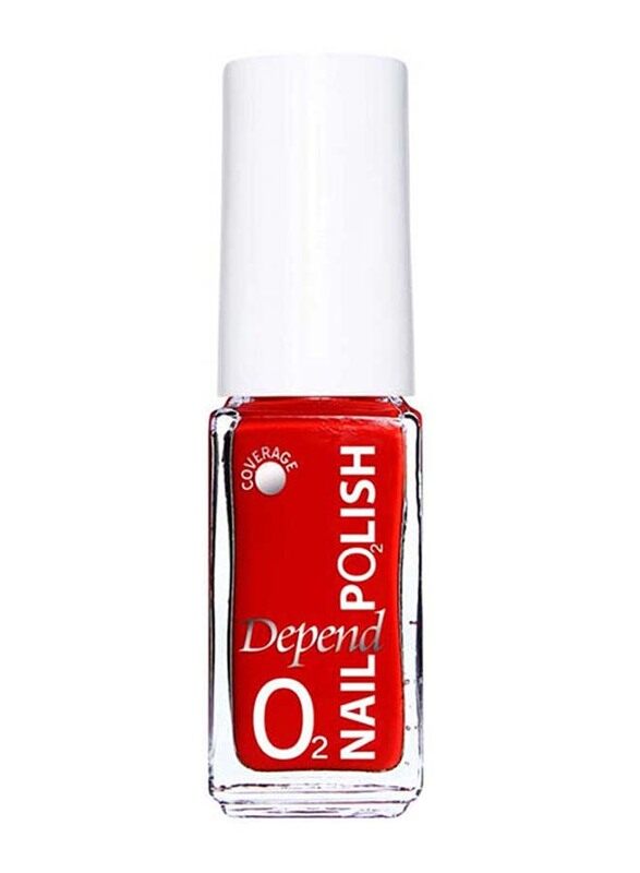 

Depend O2 Nail Polish, A453, Red