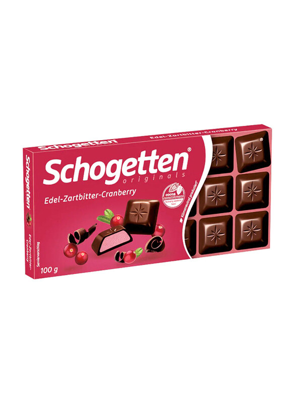 

Schogetten Fine Dark Cranberry Chocolate, 100g