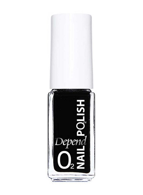 Depend Nail Polish Oxygen, No. A040, Black