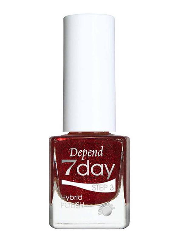 Depend 7Day Holiday Selection Hybrid Polish, 70115 Treasure Forever, Red