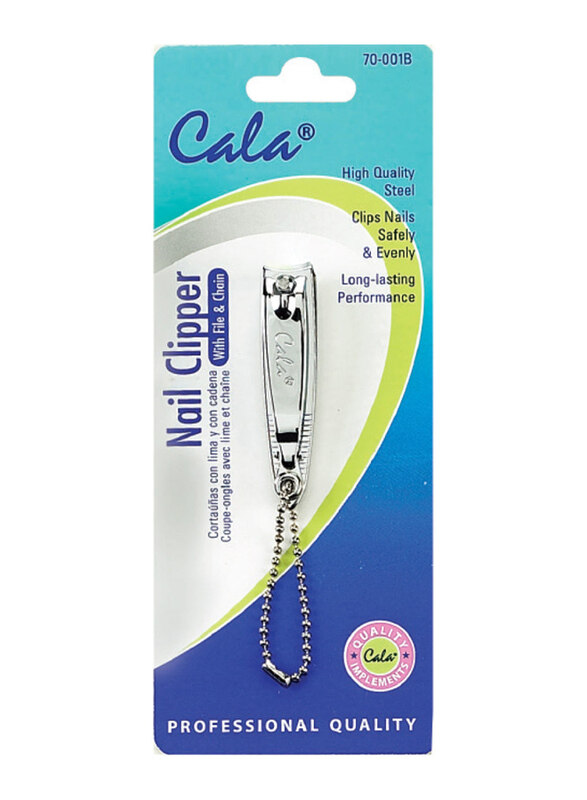 

Cala Nail Clipper with File & Chain, Silver