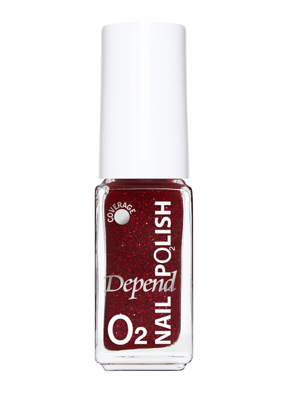 Depend O2 A Winters Tale Nail Polish, Magic is Silent 5160, Red