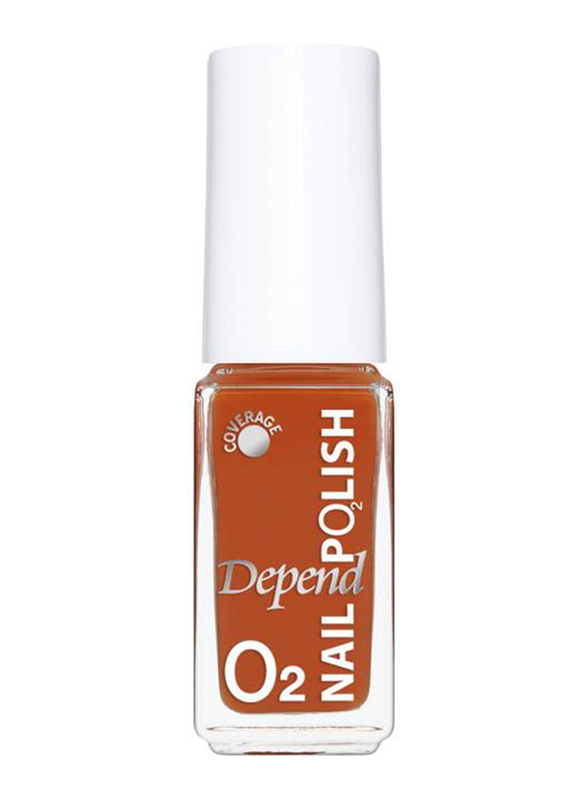 Depend O2 Mini Oxygen Nail Polish, A743, Brown