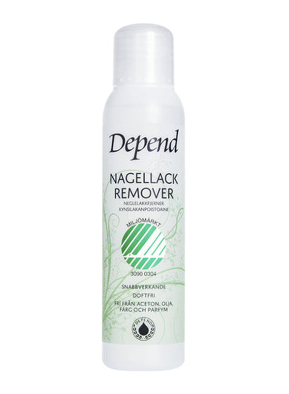 Depend Nail Polish Remover, 100ml, Green