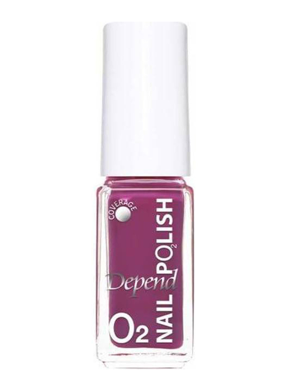 Depend O2 Mini Oxygen Nail Polish, A718, Purple