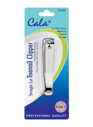 Cala Straight Cut Toe Nail Clipper, Silver