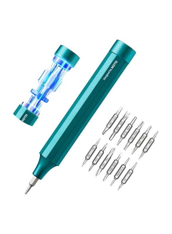 Hoto 24-in-1 Multi Bit Mini Screwdriver Set, QWLSD004G, Dark Turquoise