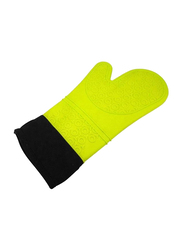 Silicone & Cotton Oven Hand Gloves, Multicolour