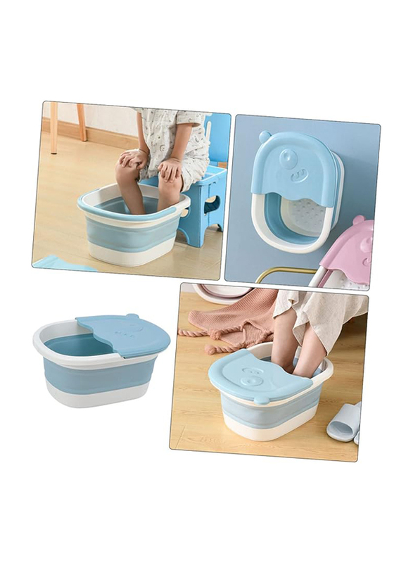 Lalafina Foldable Children's Foot Bath Basin, 2 Pieces