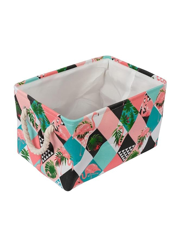 Rectangle Laundry Basket, Multicolour