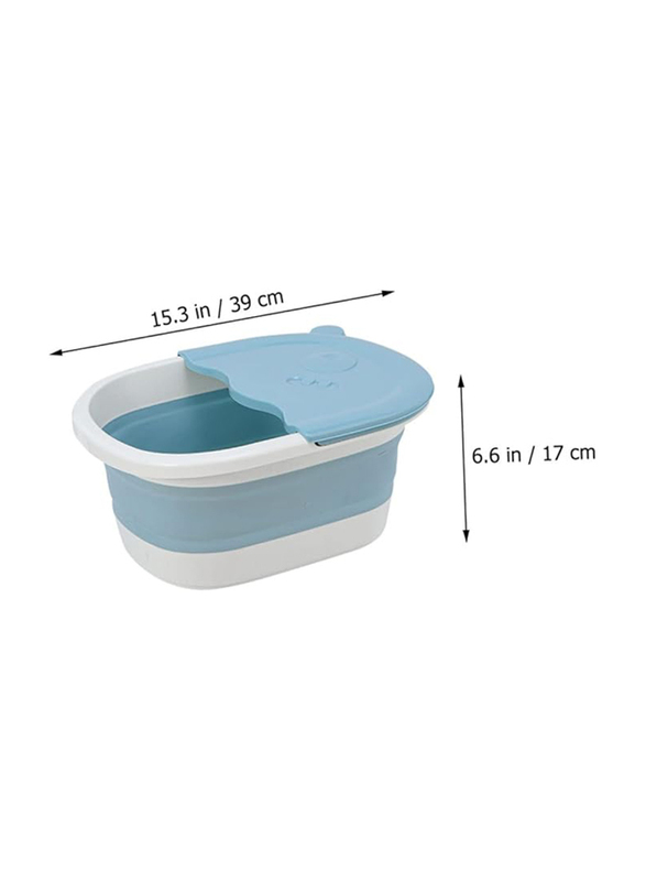 Lalafina Foldable Children's Foot Bath Basin, 2 Pieces