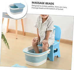 Lalafina Foldable Children's Foot Bath Basin, 2 Pieces