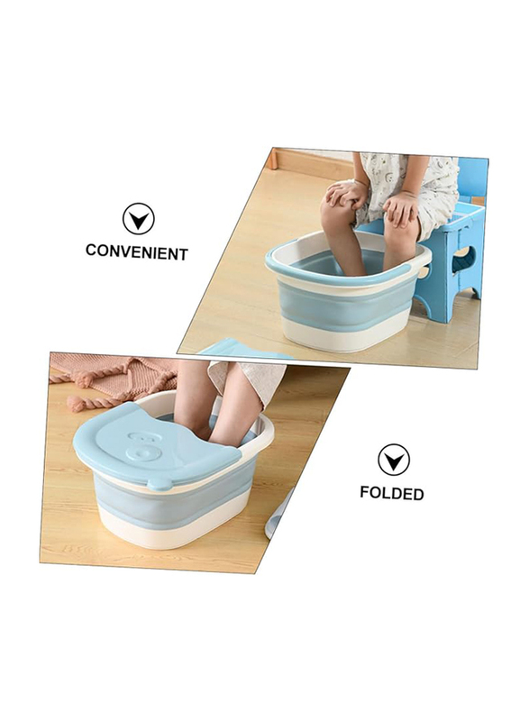 Lalafina Foldable Children's Foot Bath Basin, 2 Pieces