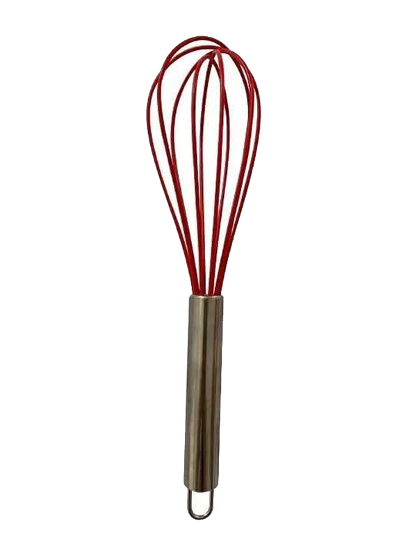 3-Piece Stainless Steel Handle with Silicone Whisk, Multicolour