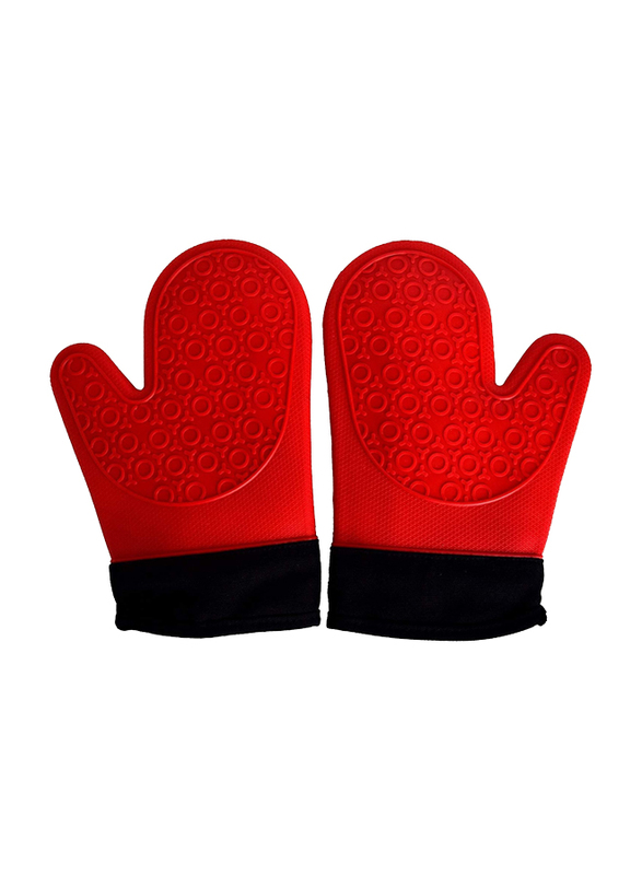 1-Piece Killer's Instinct Outdoors Silicone Gloves, Red