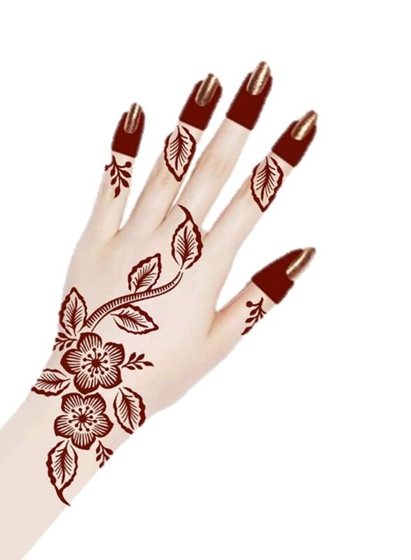 

Buy And Bill Henna Body Art Temporary Tattoo Stencil Sticker for Adults NAS08-Medium