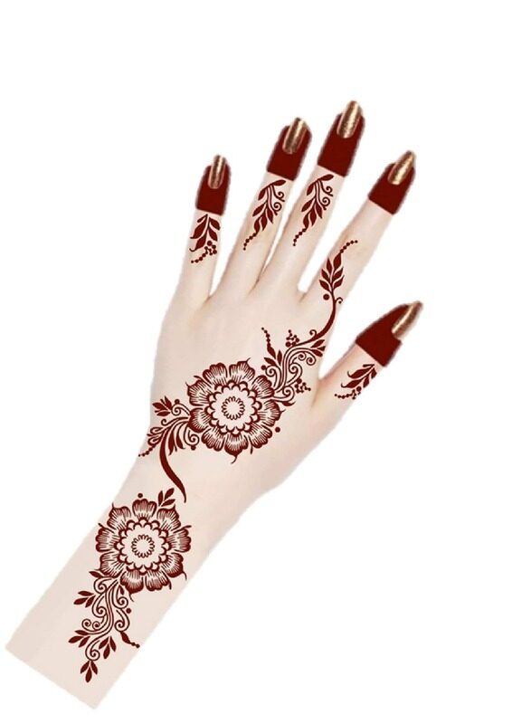 

Buy And Bill Henna Body Art Temporary Tattoo Stencil Sticker for Adults NAS102-BIG