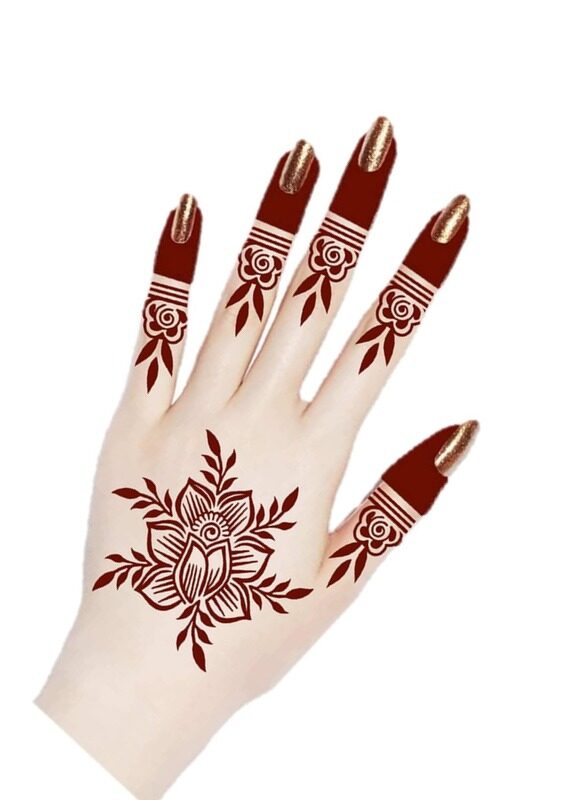 

Buy And Bill Henna Body Art Temporary Tattoo Stencil Sticker for Adults NAS60-Medium