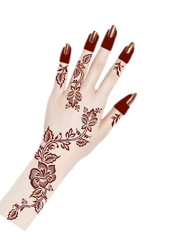 

Buy And Bill Henna Body Art Temporary Tattoo Stencil Sticker for Adults NAS30-BIG