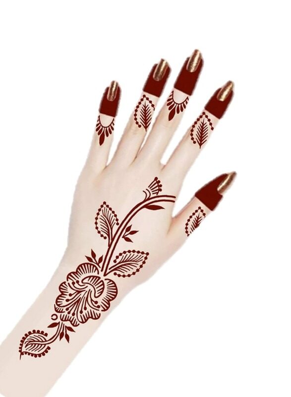 

Buy And Bill Henna Body Art Temporary Tattoo Stencil Sticker for Adults NAS47-Medium