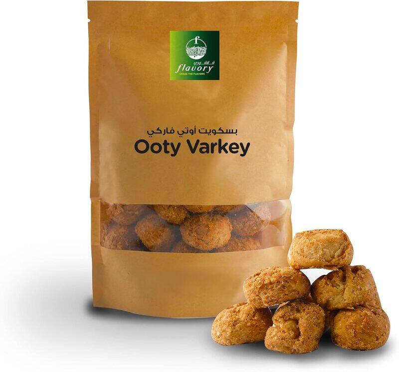 

Flavory Ooty Varkey (Ooty Rusk), Traditional Indian Biscuit Made with Wheat Flour & Ghee, Crunchy & Delicious, 300g