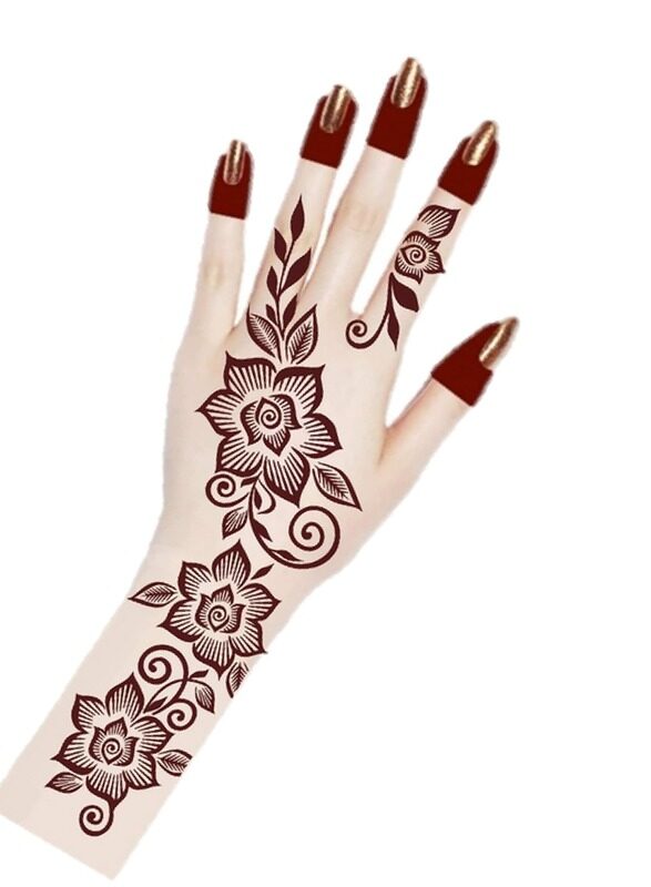 

Buy And Bill Henna Body Art Temporary Tattoo Stencil Sticker for Adults NAS27-BIG