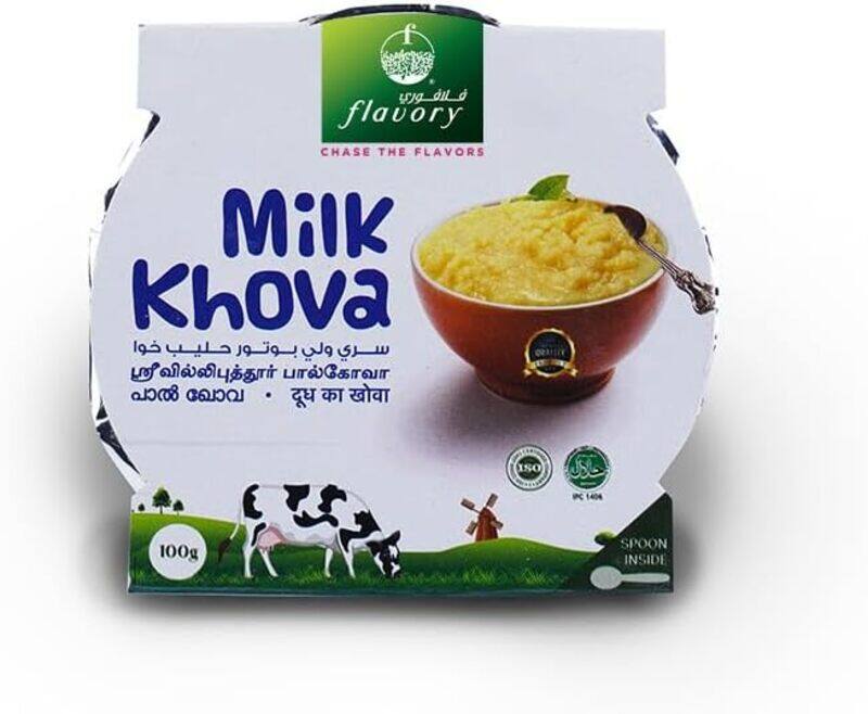 

Flavory Authentic Srivilliputhur Milk Khova, Rich & Creamy Indian Sweet, 100g