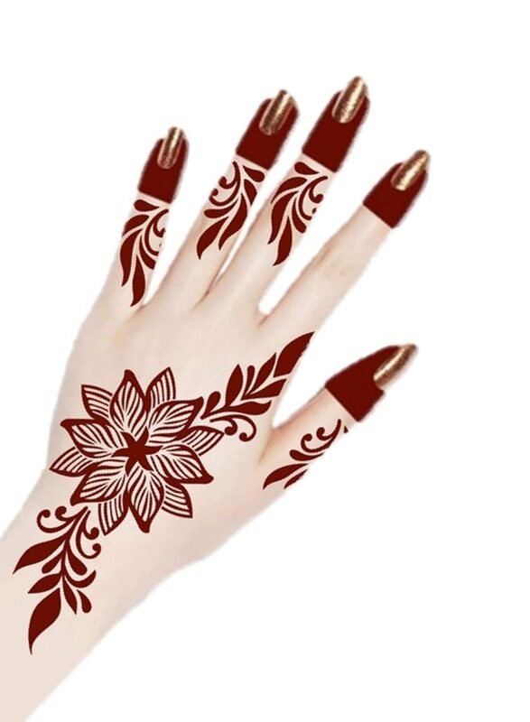 

Buy And Bill Henna Body Art Temporary Tattoo Stencil Sticker for Adults NAS33-Medium