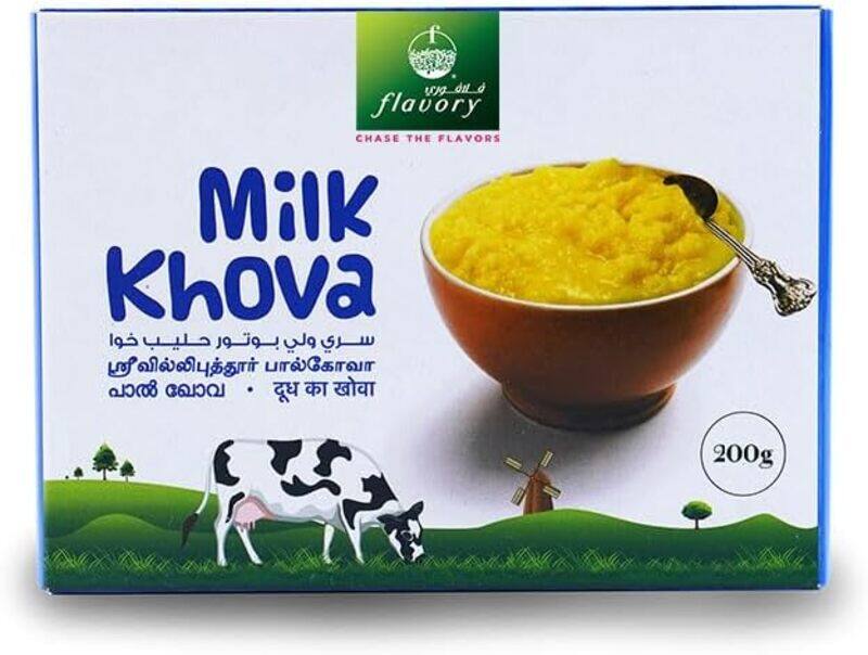 

Flavory Authentic Srivilliputhur Milk Khova, Rich & Creamy Indian Sweet, 200g