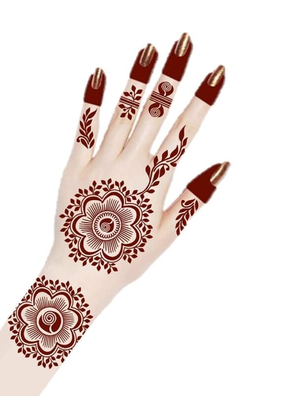 

Buy And Bill Henna Body Art Temporary Tattoo Stencil Sticker for Adults NAS50-BIG