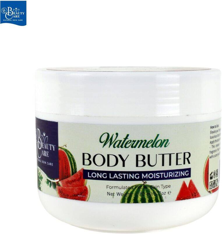 

GC Beauty Care Body Butter Watermelon 170ml 5.7oz Shea Butter Infused Long-Lasting Moisturizer for All Skin Types