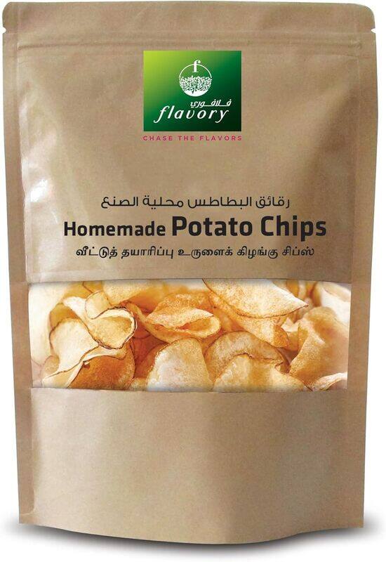 

Flavory Natural Potato Chips, Crispy & Crunchy Snack Made with Fresh Potatoes, 100g