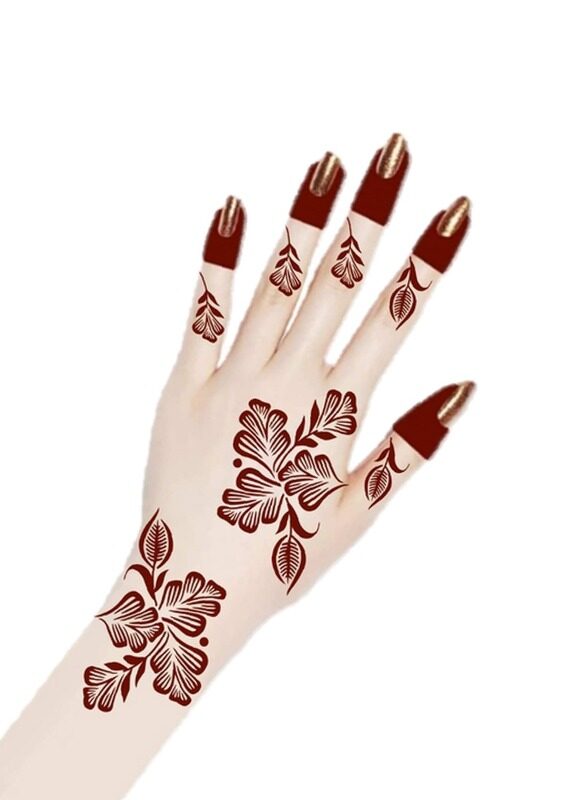 

Buy And Bill Henna Body Art Temporary Tattoo Stencil Sticker for Adults NAS103-Medium