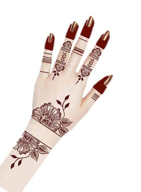 

Buy And Bill Henna Body Art Temporary Tattoo Stencil Sticker for Adults NAS18-BIG