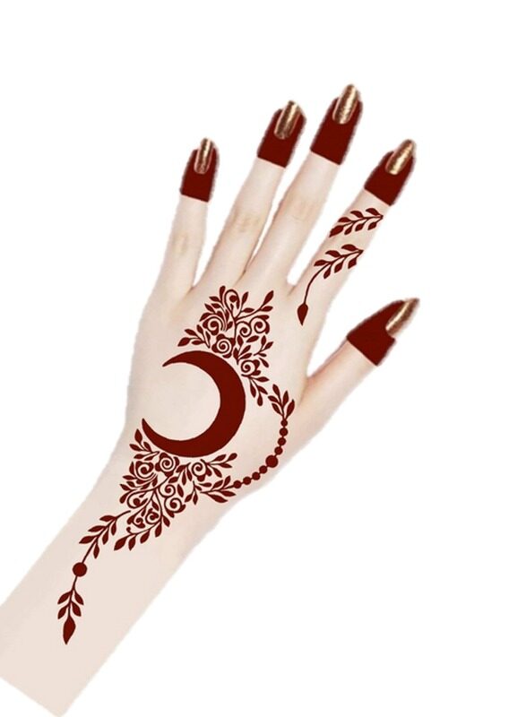 

Buy And Bill Henna Body Art Temporary Tattoo Stencil Sticker for Adults NAS25-Medium