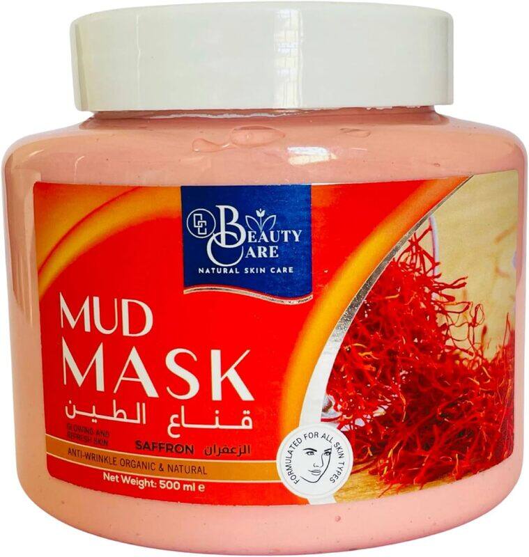 

GC Beauty Care Face Mud Mask Zaffron 500ml Helps Treat Acne & Gently Removes Dead Skin Cells For Clear, Radiant Skin
