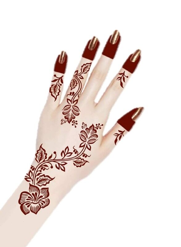 

Buy And Bill Henna Body Art Temporary Tattoo Stencil Sticker for Adults NAS30-Medium