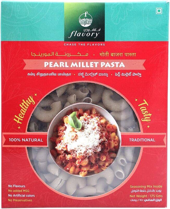 

Flavory Pearl Millet Pasta, Healthy Yet Easy to Prepare, Gluten-Free & Nutrient-Rich, High in Fiber & Protein, 180g