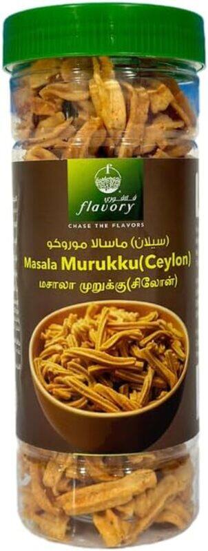 

Flavory Masala (Ceylon) Muruku, Traditional South Indian Snack Made with Rice Flour & Spices, Crispy & Flavorful, 150g