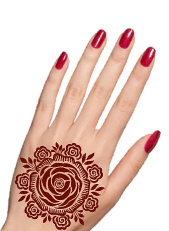 

Buy And Bill Henna Body Art Temporary Tattoo Stencil Sticker for Kids NAS-S02-Small