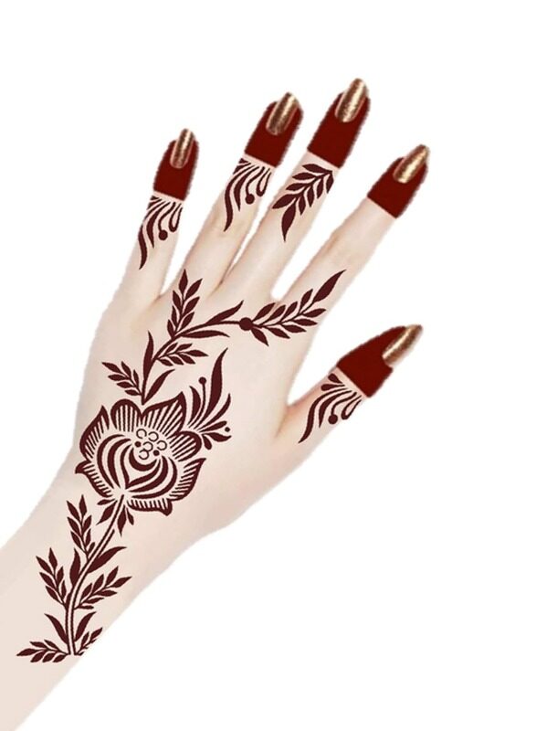 

Buy And Bill Henna Body Art Temporary Tattoo Stencil Sticker for Adults NAS13-Medium