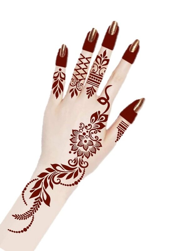 

Buy And Bill Henna Body Art Temporary Tattoo Stencil Sticker for Adults NAS29-BIG