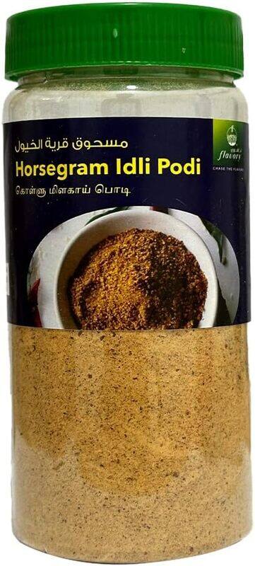 

Flavory Horse Gram Podi, Nutritious & Flavorful Spice Blend, High in Protein & Fiber, Ideal for Idlis, Dosas, and More, 250g