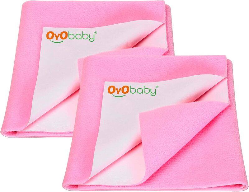 

OYO BABY Toddler Baby Bed Sheet with Water Resistant and Easily Washable Dry Sheet,Soft and Fleece Baby Bed Sheet for Toddler Kids, Large Size 140 X 1