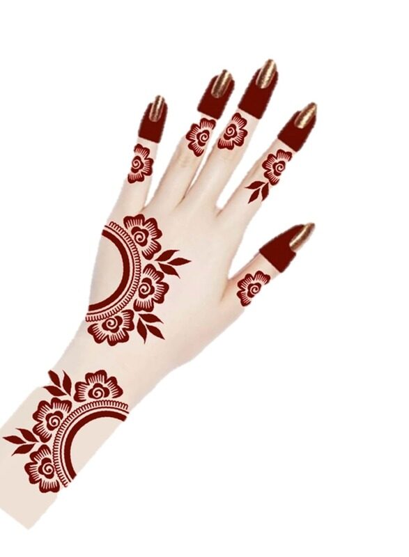 

Buy And Bill Henna Body Art Temporary Tattoo Stencil Sticker for Adults NAS06-Medium